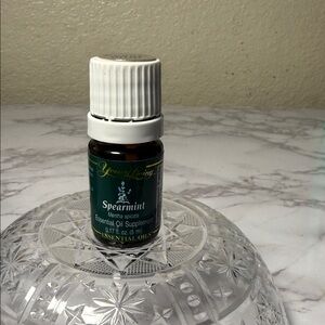 Young Living Spearmint Essential Oil - White and Green